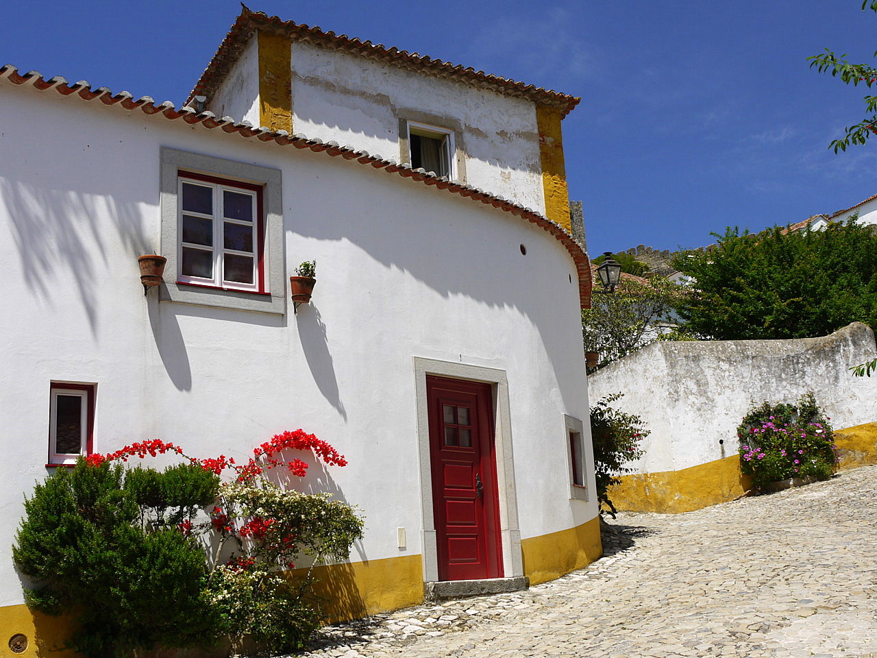 views of The Obidos town